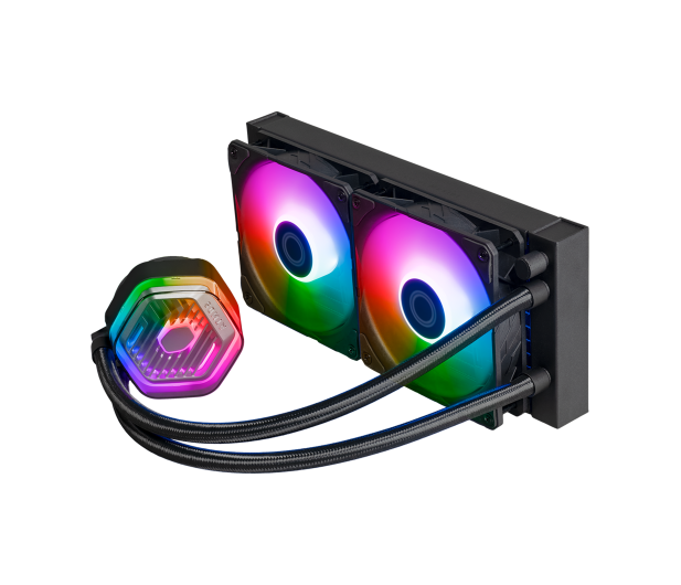 Cooler Master MasterLiquid 240 Atmos ARGB 2x120mm - 1194058 - zdjęcie 5